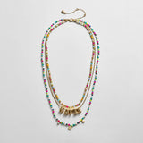Rowan Semi-Precious Custom Layered Necklace - St. Tropez