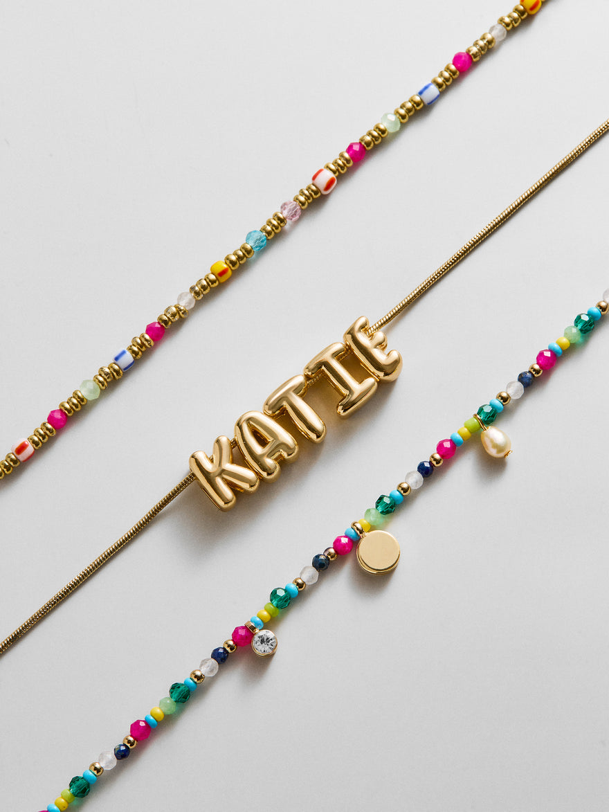 Rowan Semi-Precious Custom Layered Necklace - St. Tropez