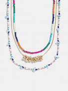 Rowan Semi-Precious Custom Layered Necklace - Santorini