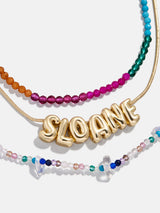 BaubleBar Rowan Semi-Precious Custom Layered Necklace - Santorini - 
    Multicolored layered necklace set 
  
