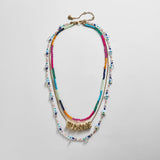 Rowan Semi-Precious Custom Layered Necklace - Santorini