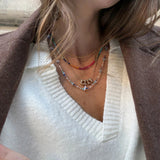 Rowan Semi-Precious Custom Layered Necklace - Santorini