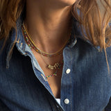 Rowan Semi-Precious Custom Layered Necklace - St. Tropez