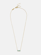 BaubleBar Mini - 
    Turquoise personalized name necklace
  
