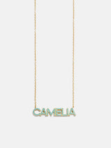 BaubleBar Standard - 
    Turquoise personalized name necklace
  
