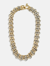BaubleBar Nexa Chain Necklace - Gold/Silver - 
    Gold and silver watch strap necklace 


  
