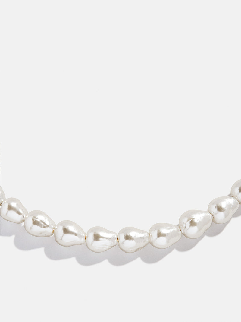 BaubleBar Ondine Pearl Collar Necklace - White - 
    Pearl choker necklace
  
