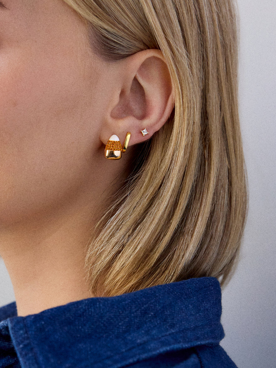 Candy Corn Earrings - Candy Corn
