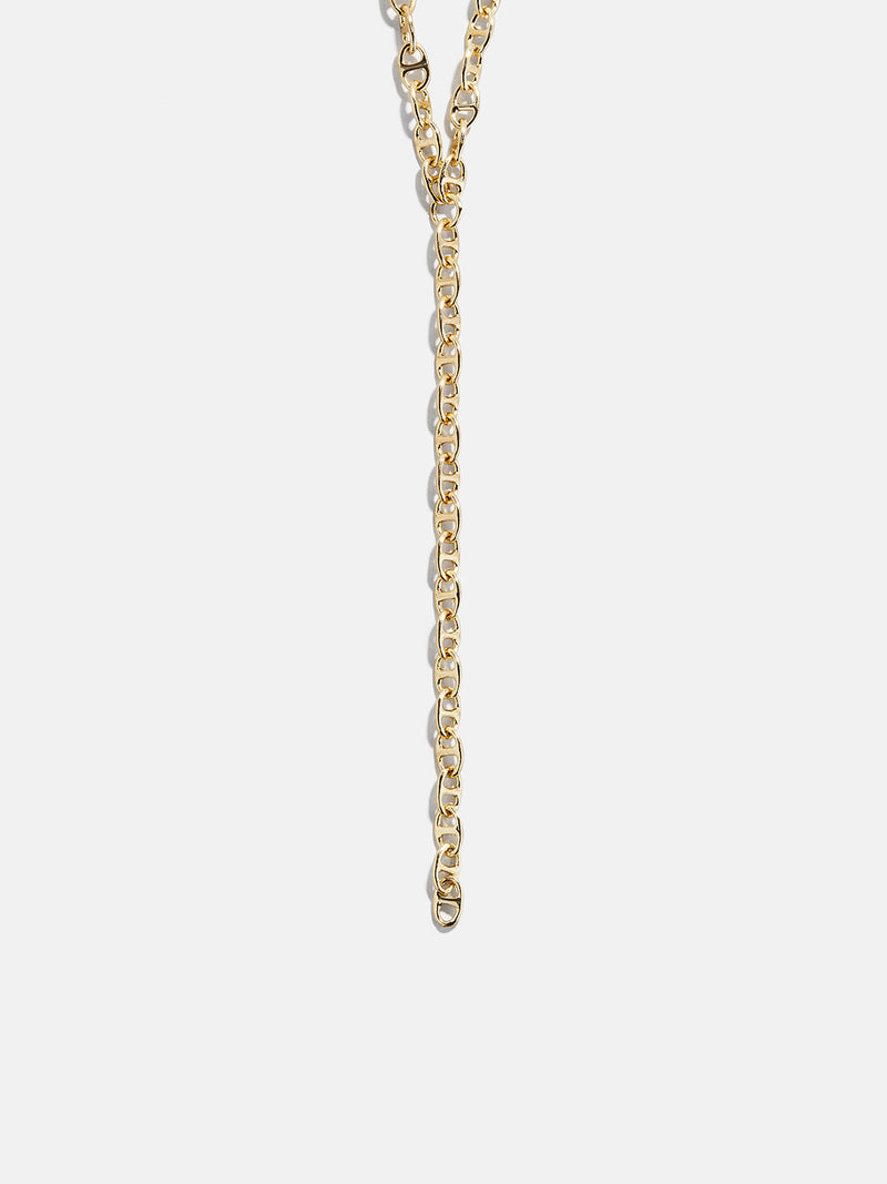 Thalia Gold Lariat Necklace - Gold