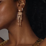 Drop Dead Hottie Earrings - Gold