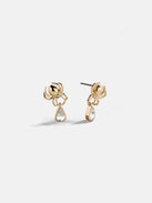 Crystal Creepers Spider Earrings - Spider