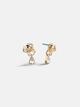BaubleBar Thread Lightly Spider Earrings - Spider - 
    Gold spider earrings 
  
