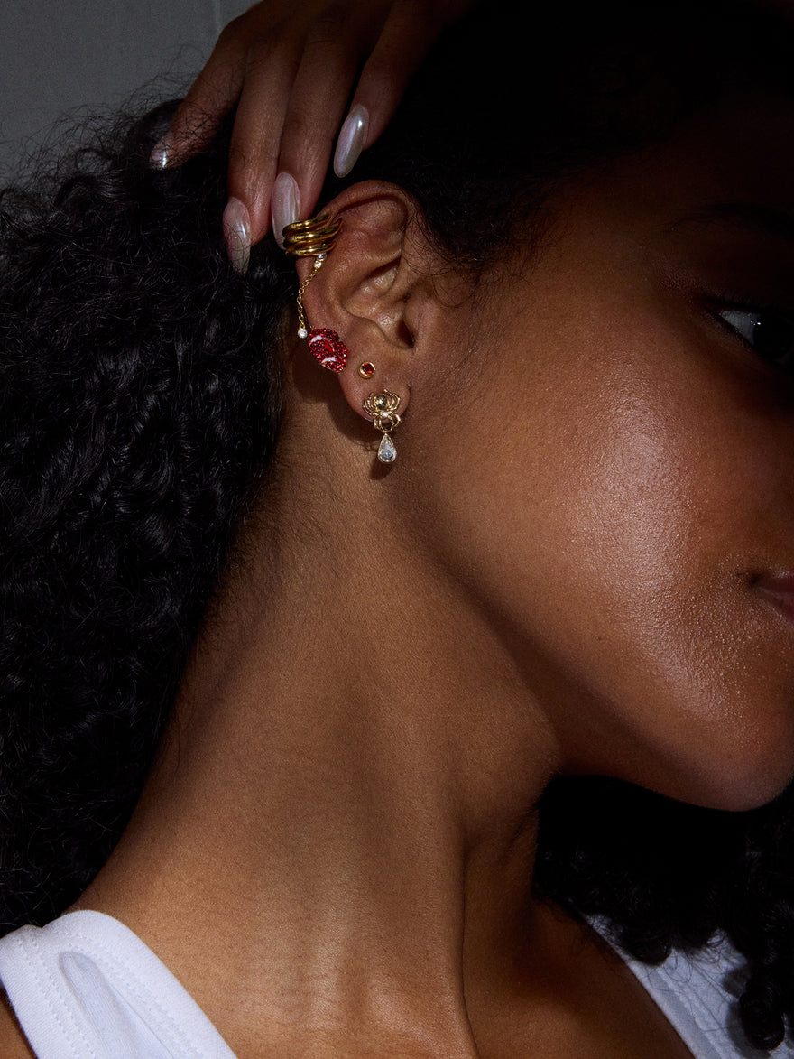 Thread Lightly Spider Earrings - Spider