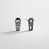 Coffin Stud Earrings - Coffin