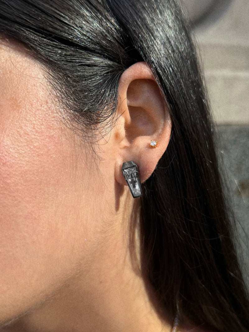 BaubleBar Coffin Stud Earrings - Coffin - 
    Halloween earrings
  
