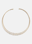 Jordyn Collar Necklace - Gold/Pavé