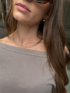 Jordyn Collar Necklace - Gold/Pavé
