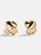 Lennox Gold Knot Earrings - Gold