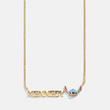 Disney Stitch Custom Nameplate Necklace - Block