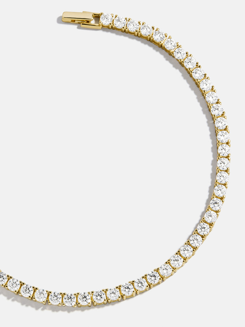 BaubleBar 3MM Stones - 
    Cubic zirconia tennis bracelet
  
