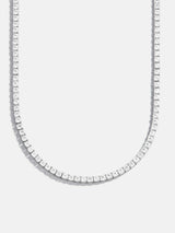 BaubleBar 3MM Stones - 
    Cubic zirconia tennis necklace 
  
