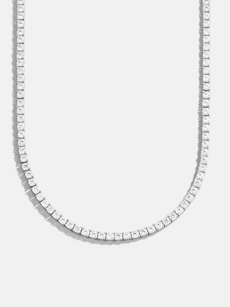 BaubleBar 3MM Stones - 
    Cubic zirconia tennis necklace 
  
