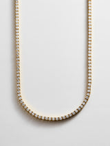 BaubleBar 3MM Stones - 
    Cubic zirconia tennis necklace 
  
