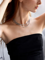 BaubleBar 3MM Stones - 
    Cubic zirconia tennis necklace 
  

