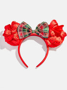 Disney Mickey Mouse Wreath Earrings - Holiday Wreath