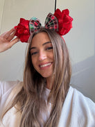 Disney Minnie Mouse Gift Bow Ears Headband - Minnie Mouse Gift Bow Ears