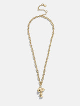 BaubleBar Peanuts Snoopy Pendant Necklace - Gold - 
    Statement pendant on a gold chain 
  
