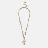 Peanuts Snoopy Pendant Necklace - Gold