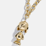 Peanuts Snoopy Pendant Necklace - Gold