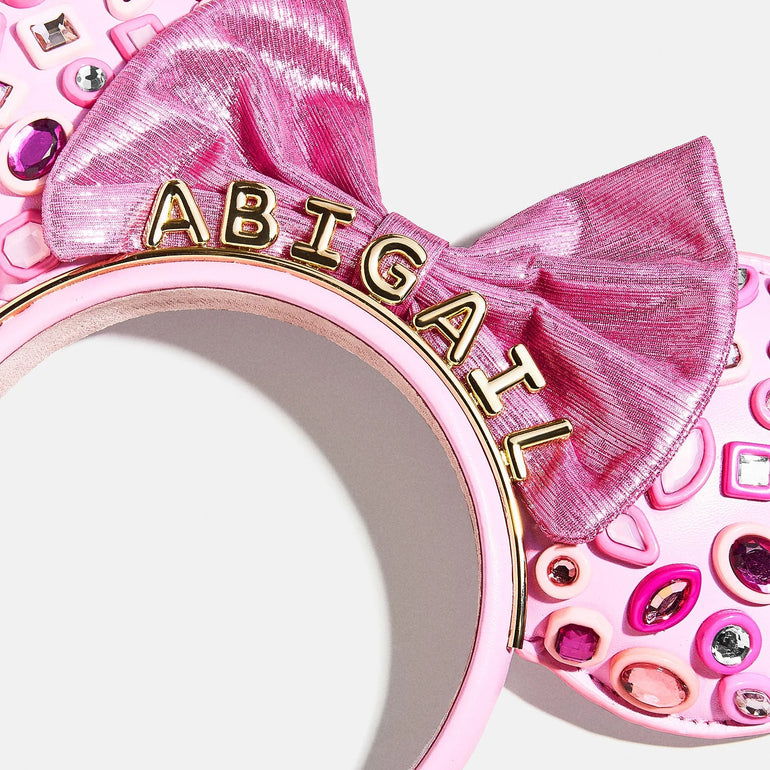Disney Minnie Mouse Hot Pink Crystal Custom Ears Headband in  display picture 1