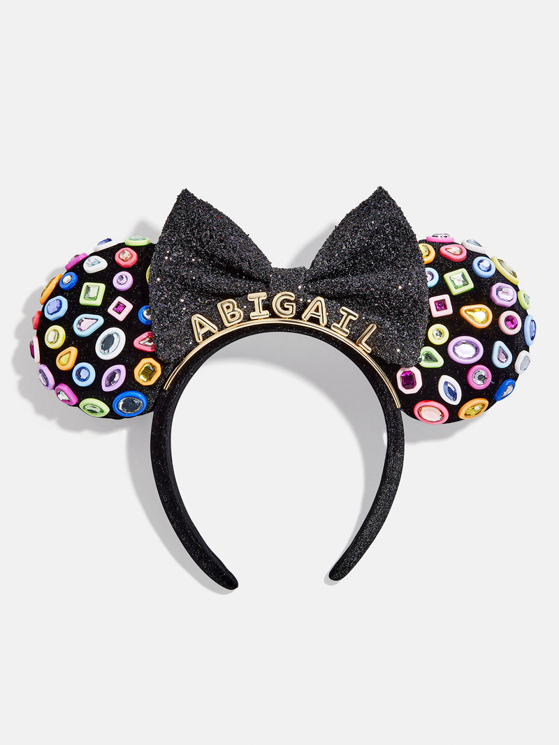 Disney Minnie Mouse Bedazzled Custom Ears Headband - Custom Bedazzled Minnie Mouse Ears