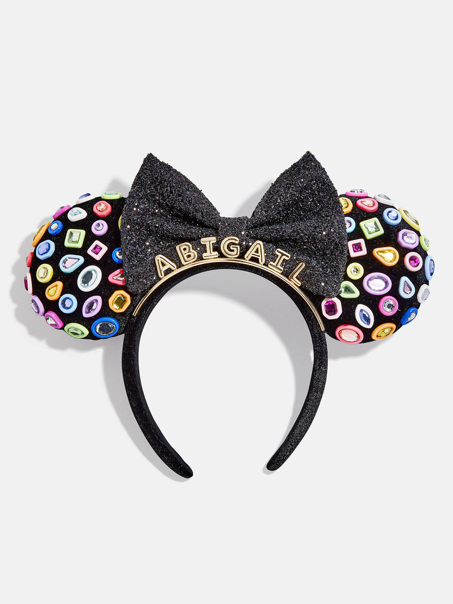 Disney Minnie Mouse Bedazzled Custom Ears Headband - Custom Bedazzled Minnie Mouse Ears