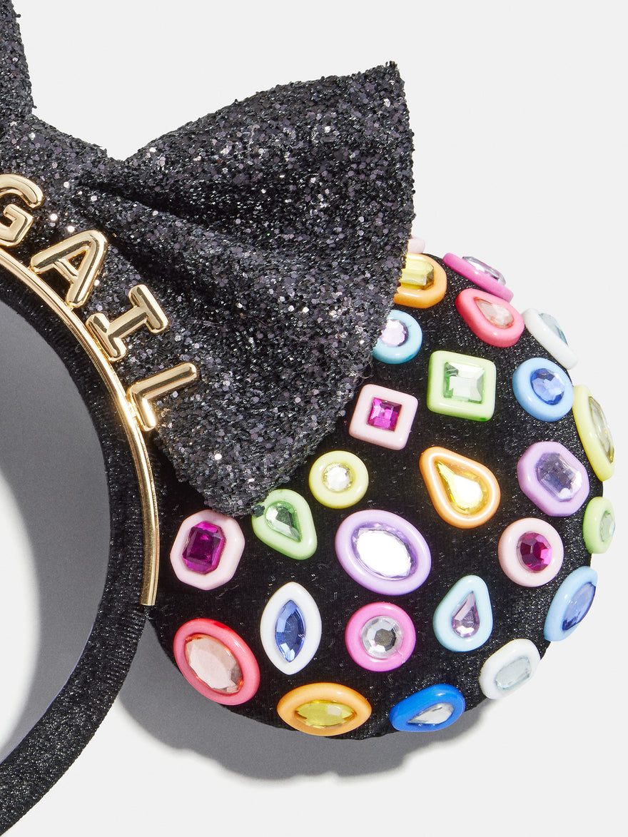 Disney Minnie Mouse Bedazzled Custom Ears Headband - Custom Bedazzled Minnie Mouse Ears