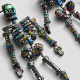Drop Dead Hottie Earrings - Black/Multi