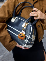 BaubleBar Peanuts Snoopy 3D Halloween Bag Charm - Snoopy - 
    Embellished key chain
  
