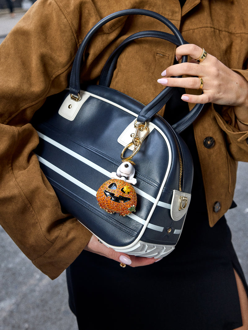 BaubleBar Peanuts Snoopy 3D Halloween Bag Charm - Snoopy - 
    Embellished key chain
  
