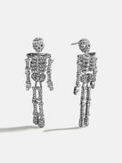 Crystal Creepers Spider Earrings - Spider