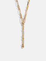 BaubleBar Liv Chunky Lariat Necklace - Gold - 
    Enjoy 25% Off. It's the Big Biannual Event: This Week Only
  
