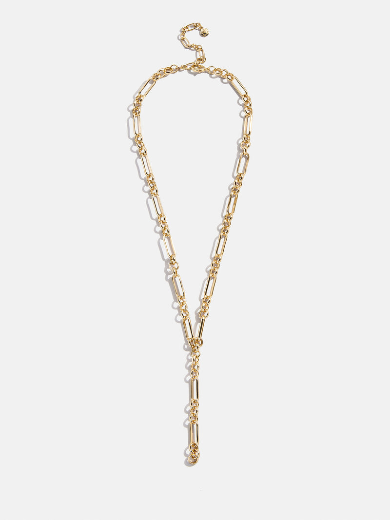 BaubleBar Liv Chunky Lariat Necklace - Gold - 
    Enjoy 25% Off. It's the Big Biannual Event: This Week Only
  
