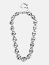 BaubleBar Thalia Silver Necklace - Large - 
    Silver chunky necklace
  
