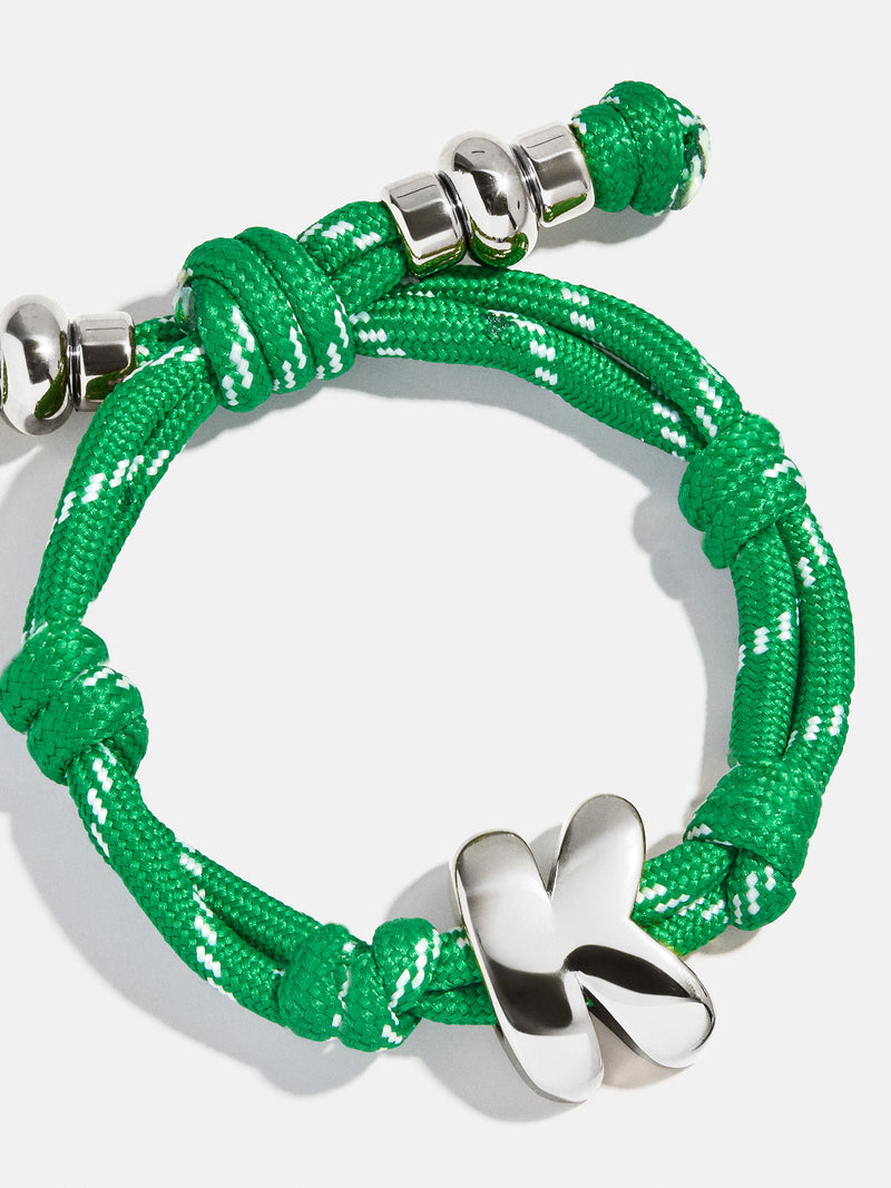 BaubleBar Silver - 
    Initial waterproof paracord bracelet
  
