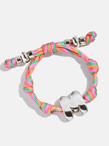BaubleBar Silver - 
    Initial waterproof paracord bracelet
  
