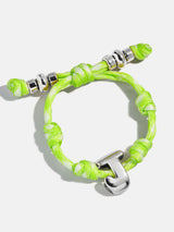 BaubleBar Silver - 
    Initial waterproof paracord bracelet
  
