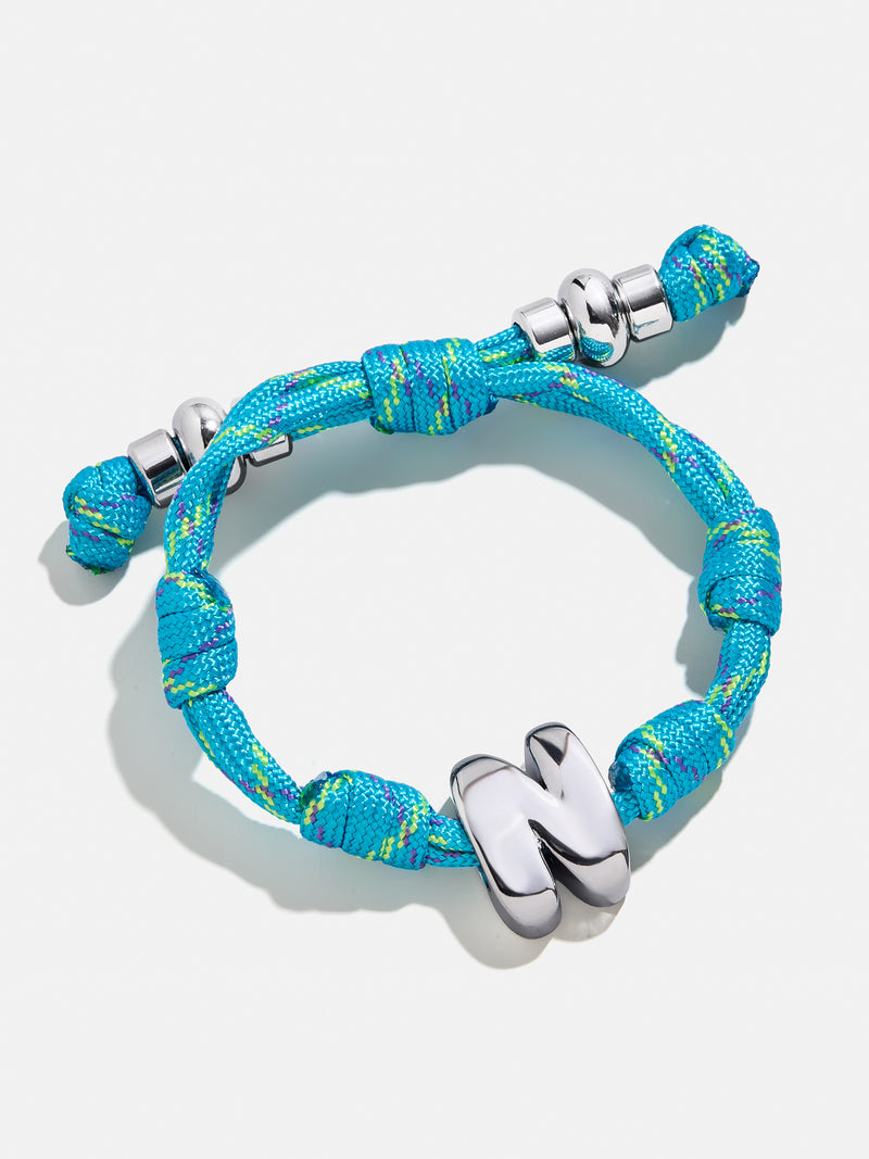 BaubleBar Silver - 
    Initial waterproof paracord bracelet
  
