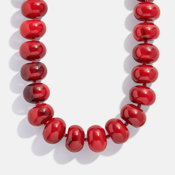 Joan Semi-Precious Necklace - Red Jasper – Red jasper chunky