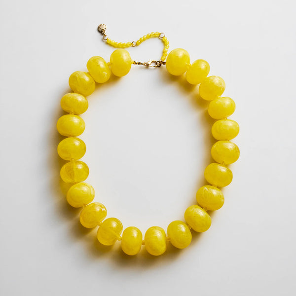 ジュネビビアン　GENETVIVIENバラドレス　イエロー　9号 Joan Semi-Precious Necklace in Citrine | BaubleBar